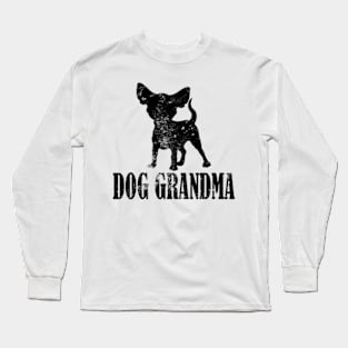 Chihuahua Dog Grandma Long Sleeve T-Shirt